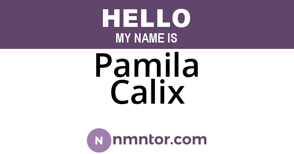 Pamila Calix