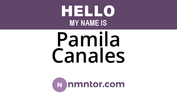 Pamila Canales