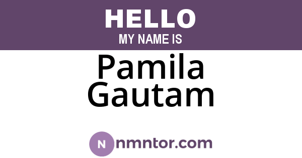 Pamila Gautam