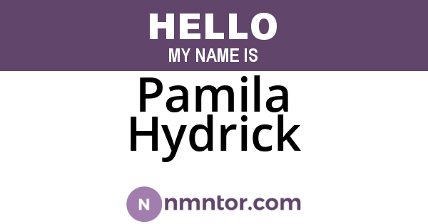 Pamila Hydrick
