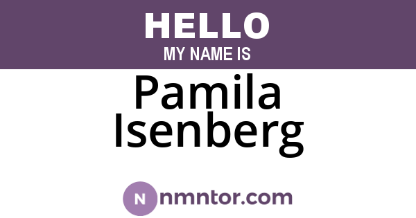 Pamila Isenberg