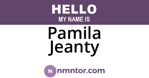 Pamila Jeanty