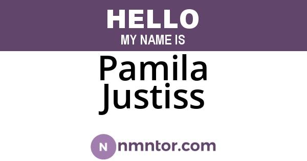 Pamila Justiss
