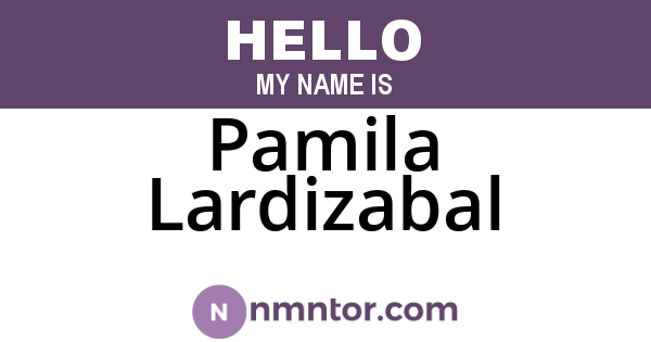 Pamila Lardizabal