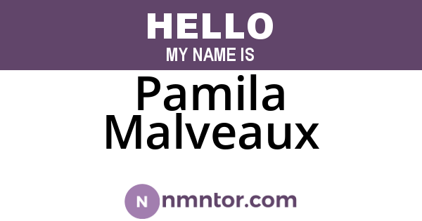 Pamila Malveaux