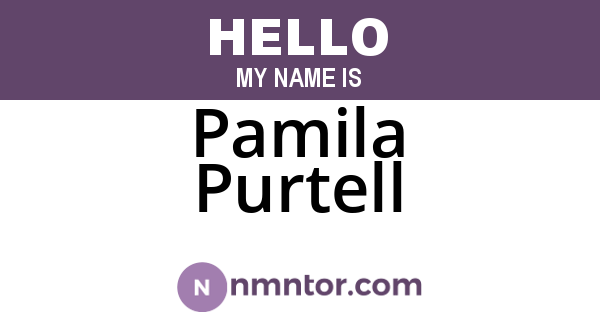 Pamila Purtell