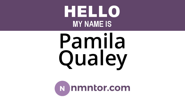 Pamila Qualey