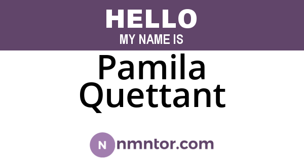 Pamila Quettant