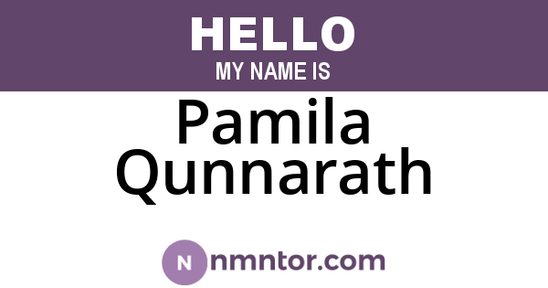 Pamila Qunnarath