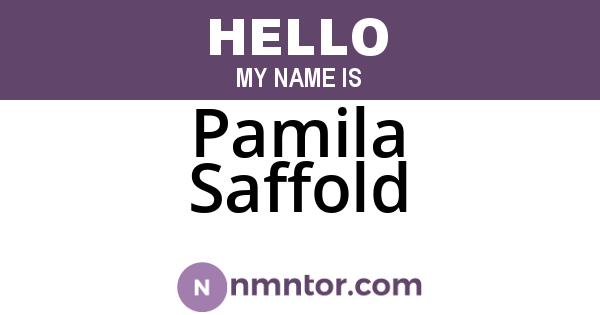 Pamila Saffold
