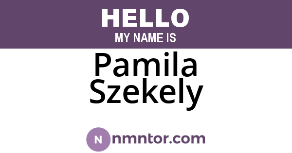 Pamila Szekely