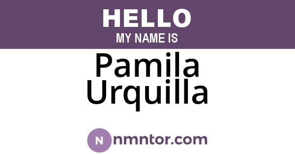 Pamila Urquilla