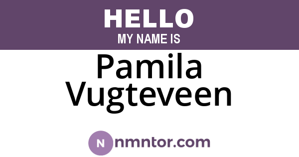 Pamila Vugteveen