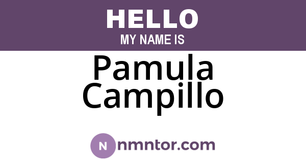 Pamula Campillo