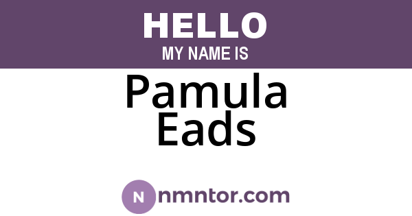 Pamula Eads