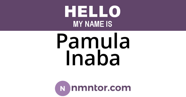 Pamula Inaba