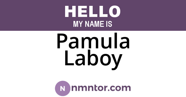 Pamula Laboy