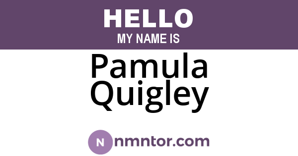 Pamula Quigley