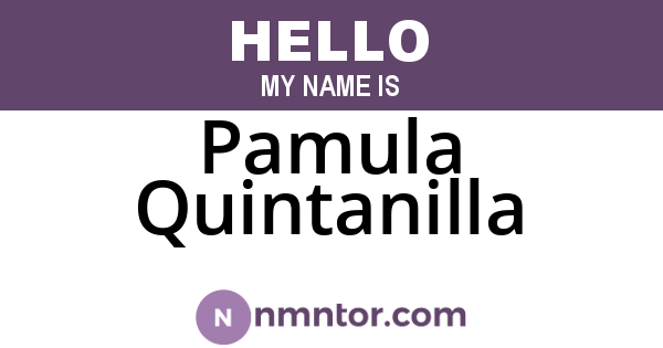 Pamula Quintanilla