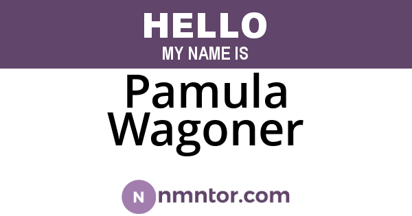 Pamula Wagoner