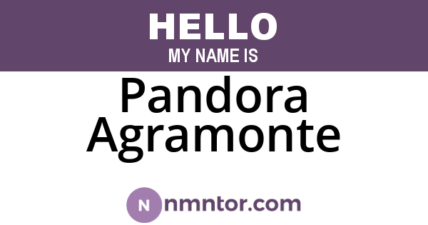 Pandora Agramonte