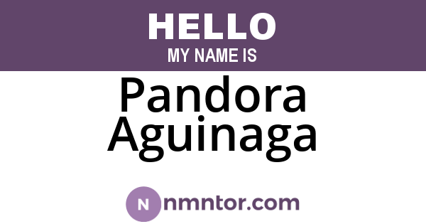 Pandora Aguinaga