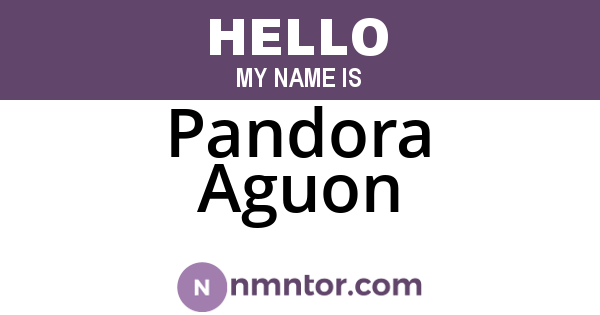 Pandora Aguon