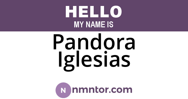 Pandora Iglesias