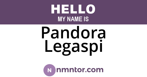 Pandora Legaspi