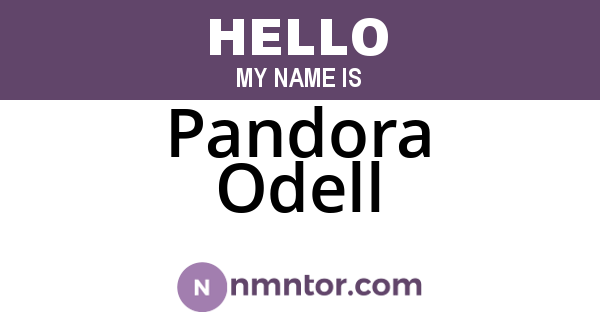 Pandora Odell