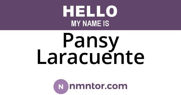 Pansy Laracuente