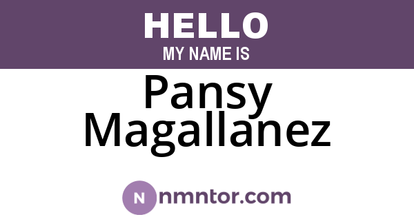 Pansy Magallanez