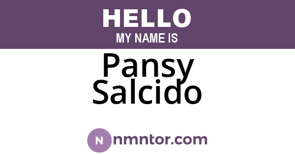Pansy Salcido
