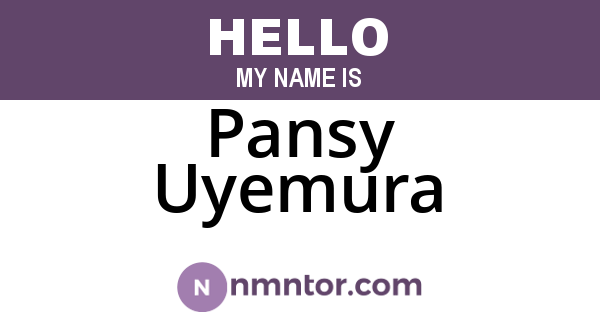 Pansy Uyemura