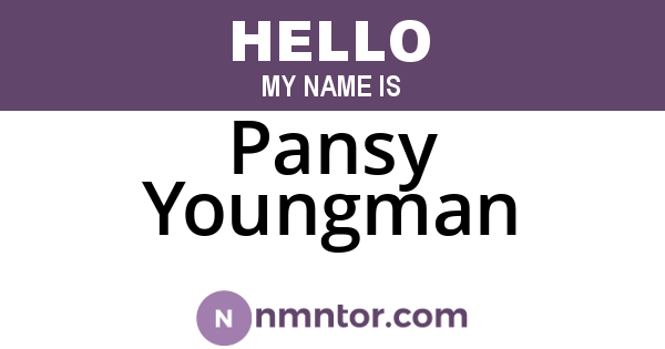Pansy Youngman