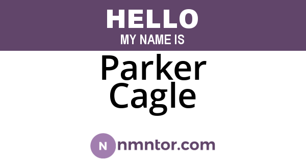 Parker Cagle