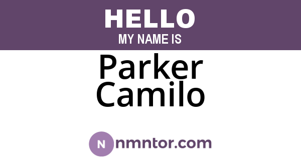 Parker Camilo