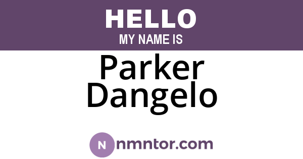 Parker Dangelo