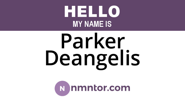 Parker Deangelis