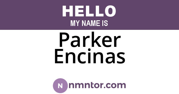 Parker Encinas