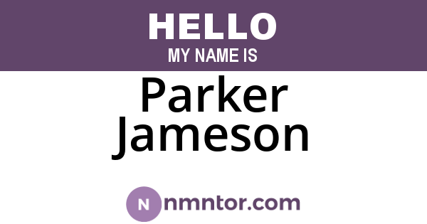 Parker Jameson