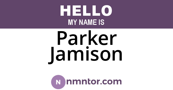 Parker Jamison