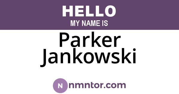 Parker Jankowski