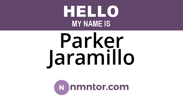 Parker Jaramillo