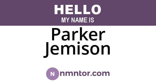 Parker Jemison