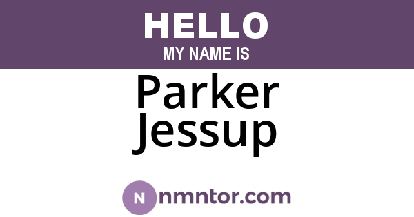Parker Jessup