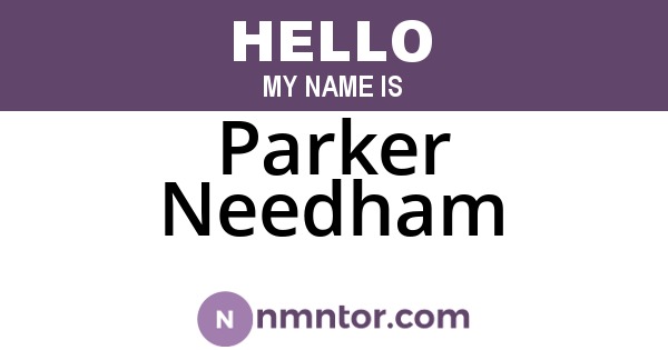 Parker Needham