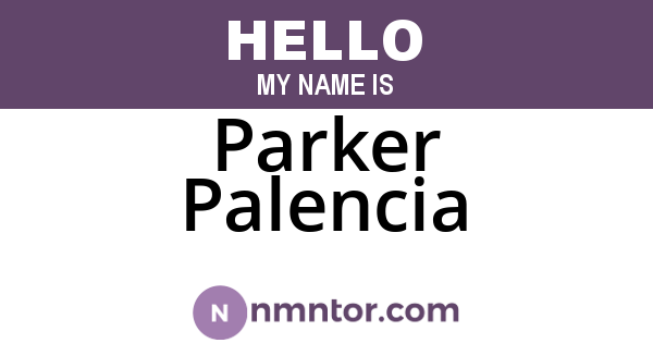 Parker Palencia