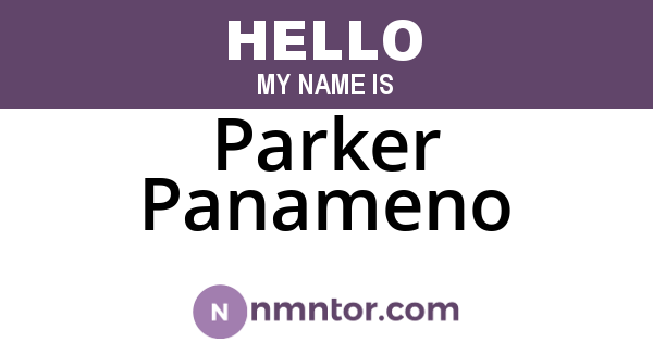 Parker Panameno