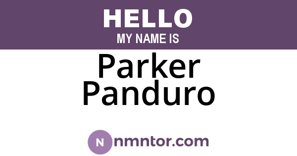 Parker Panduro